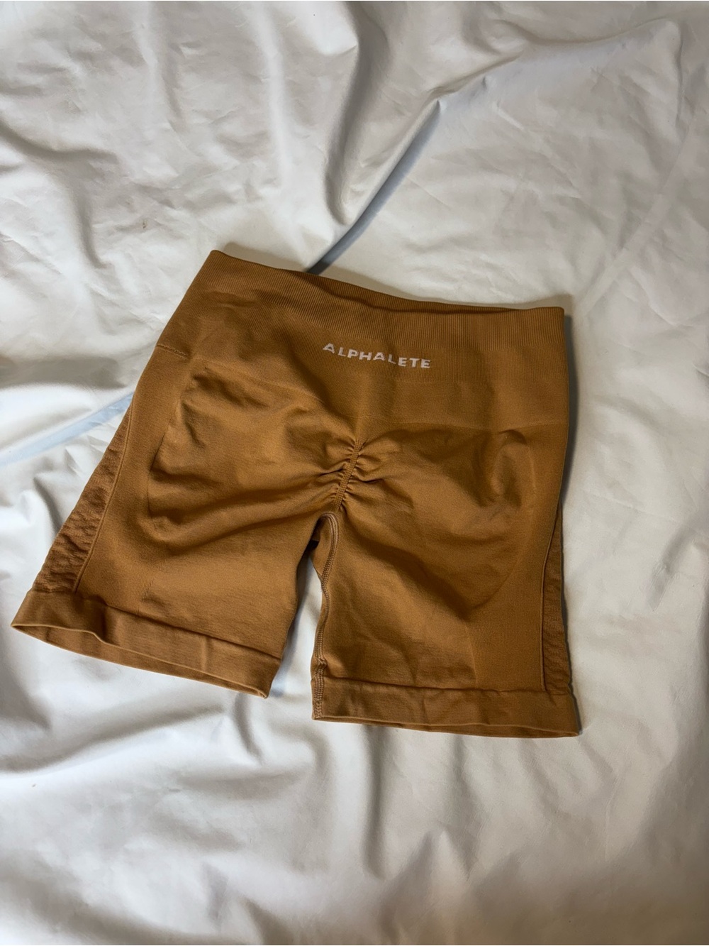 Alphalete Contour Ultra High Rise Short in Clay